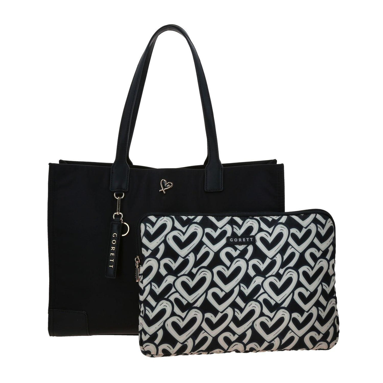 Tote Negro Gorett Medidas aprox: 43x34x11