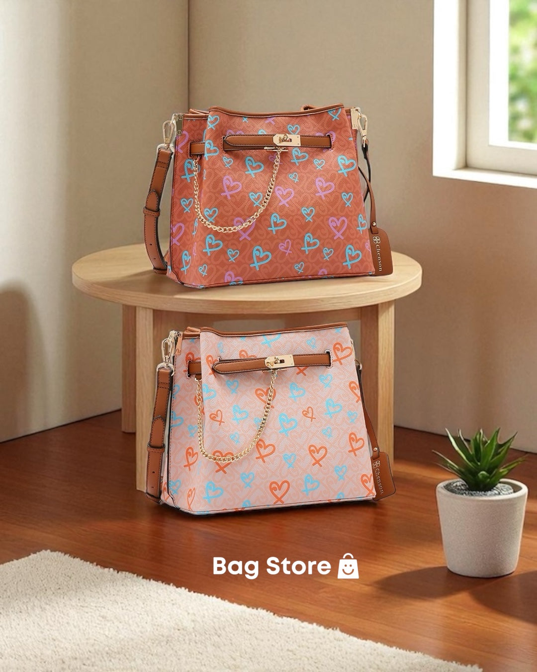 Cartera Chenson Medidas aprox: 25x28x27