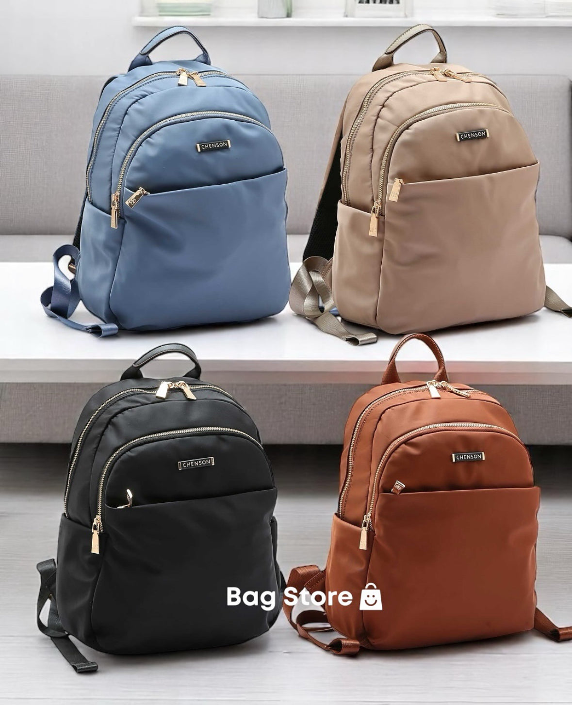 Mochila Chenson Medidas aprox: 36x27x12