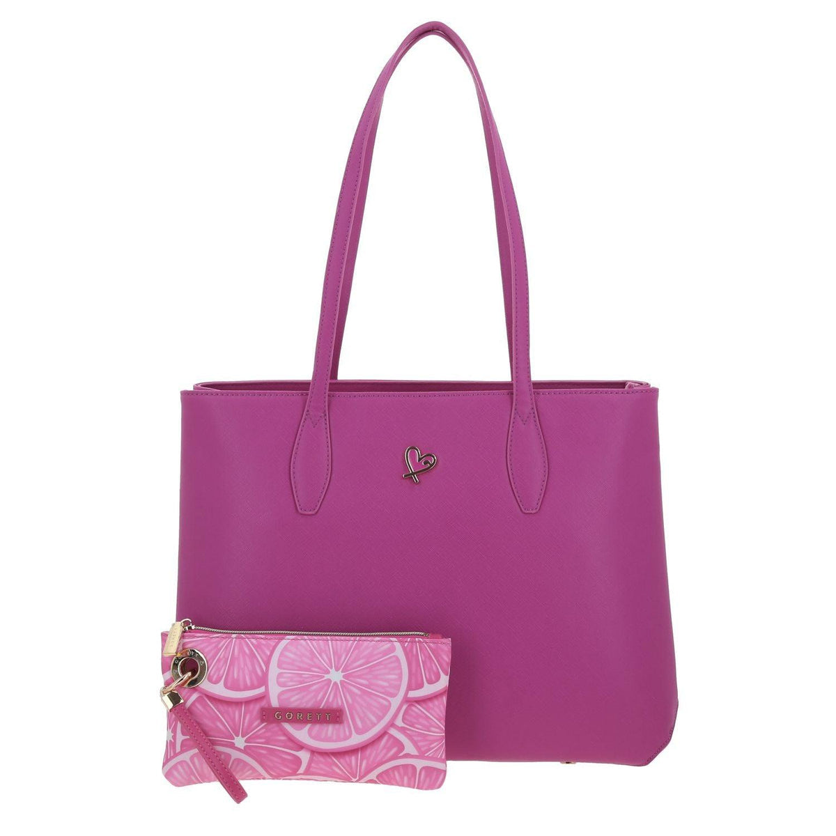 Tote Gorett Fucsia Medidas aprox: 38x28x12