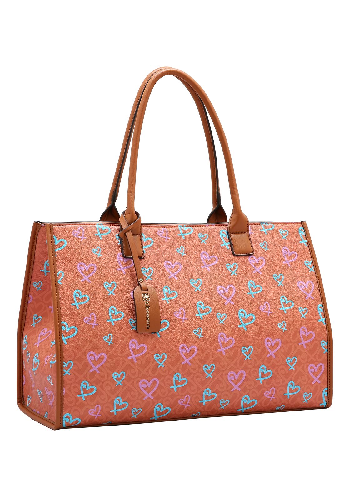 Cartera Chenson Heart Medidas aprox: 30x44x20